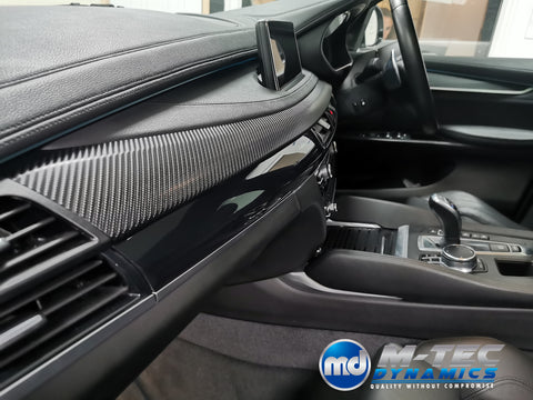 BMW X6 F16 INTERIOR TRIM SET WRAPPING SERVICE - 4D CARBON