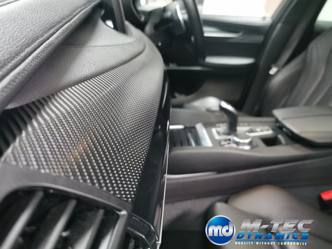 BMW X6 F16 INTERIOR TRIM SET WRAPPING SERVICE - 4D CARBON