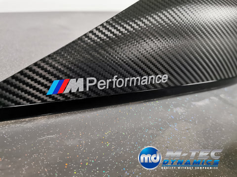 WRAPPING SERVICE - BMW F3X INTERIOR TRIM SET - DEEP TEXTURED GLOSSY CARBON / GLOSS BLACK ACCENT (MTD-TEX) - F30 F31 F32 F33 F36