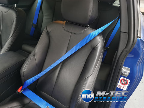 BMW 3-SERIES F30 / F31 COLOURED SEAT BELTS - FITTING BASED ON EXCHANGE SERVICE