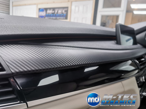 BMW X5 F15 INTERIOR TRIM SET WRAPPING SERVICE - 3D CARBON