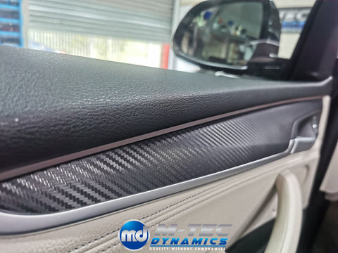 BMW X5 F15 INTERIOR TRIM SET WRAPPING SERVICE - 3D CARBON