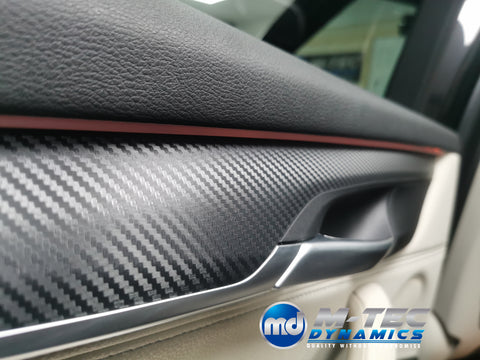 BMW X5 F15 INTERIOR TRIM SET WRAPPING SERVICE - 3D CARBON