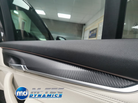 BMW X5 F15 INTERIOR TRIM SET WRAPPING SERVICE - 3D CARBON