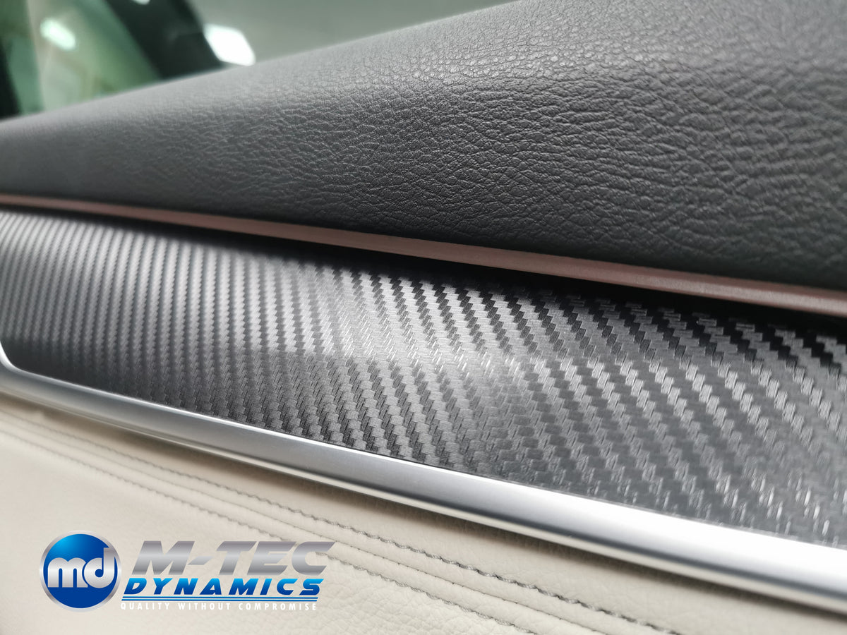 BMW X5 F15 INTERIOR TRIM SET WRAPPING SERVICE - 3D CARBON