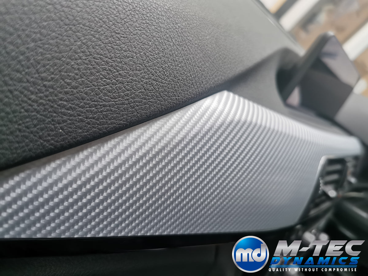 WRAPPING SERVICE - BMW F3X INTERIOR TRIM SET 4D SILVER CARBON F30 F31 F32 F33 F36