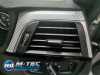 WRAPPING SERVICE - BMW F3X INTERIOR TRIM SET 4D SILVER CARBON F30 F31 F32 F33 F36
