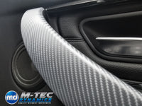 WRAPPING SERVICE - BMW F3X INTERIOR TRIM SET 4D SILVER CARBON F30 F31 F32 F33 F36