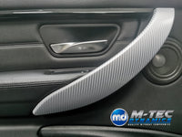 WRAPPING SERVICE - BMW F3X INTERIOR TRIM SET 4D SILVER CARBON F30 F31 F32 F33 F36