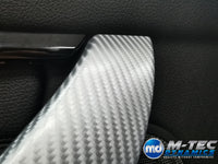 WRAPPING SERVICE - BMW F3X INTERIOR TRIM SET 4D SILVER CARBON F30 F31 F32 F33 F36