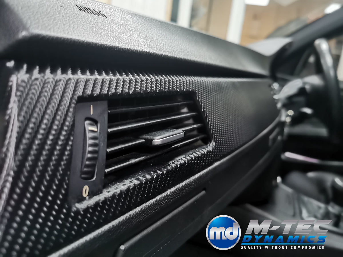 WRAPPING SERVICE - BMW E90 E91 E92 E93 INTERIOR TRIM SET - 4D CARBON