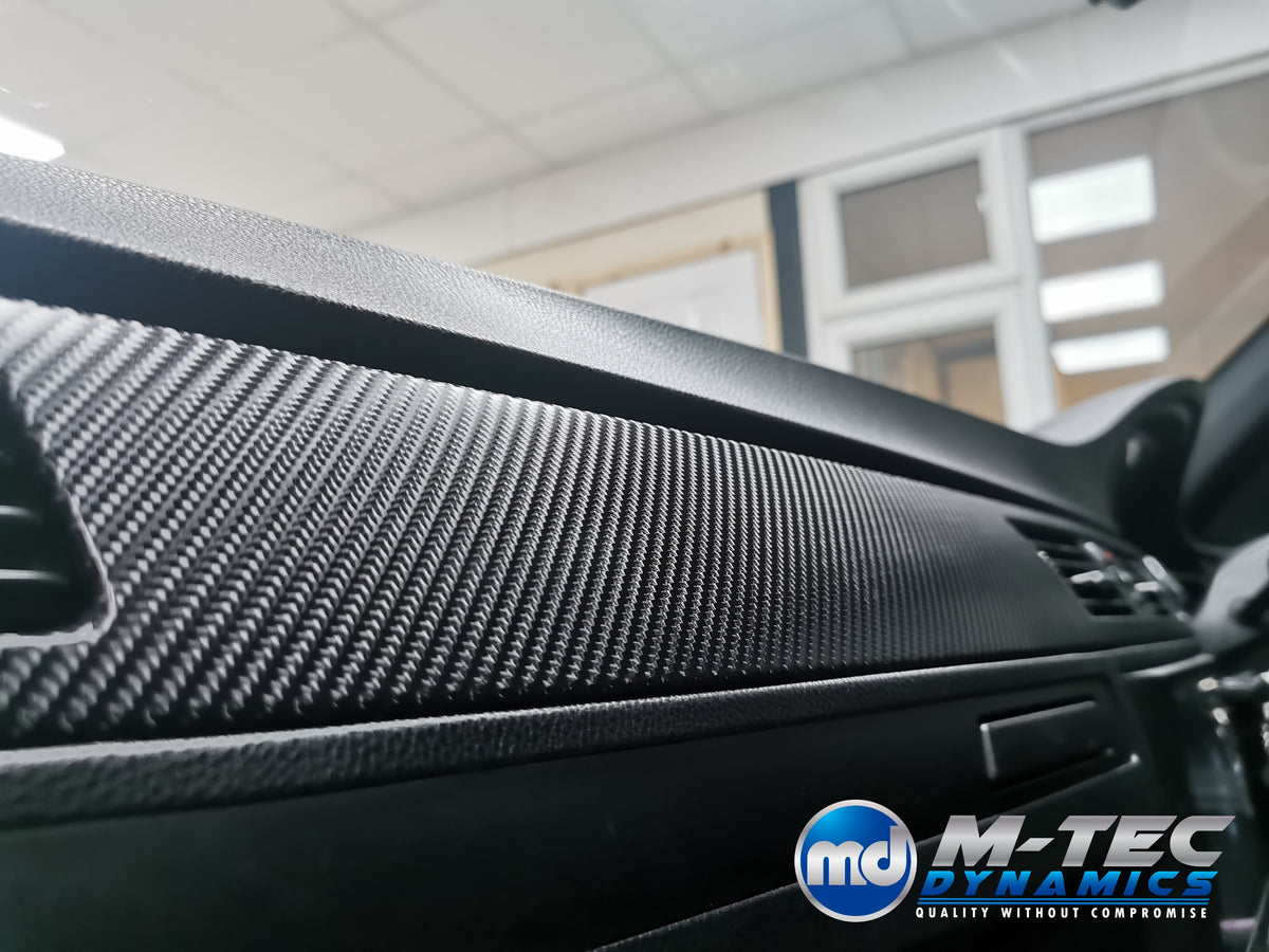 WRAPPING SERVICE - BMW E90 E91 E92 E93 INTERIOR TRIM SET - 4D CARBON