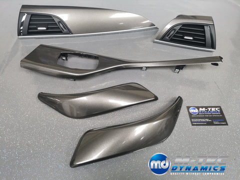 BMW F21 F22 TRIM SET 3M METALLIC GREY / SILVER ACCENT