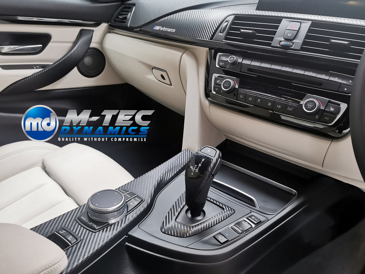 WRAPPING SERVICE - BMW F33 CONVERTIBLE INTERIOR TRIM SET - 3D CARBON
