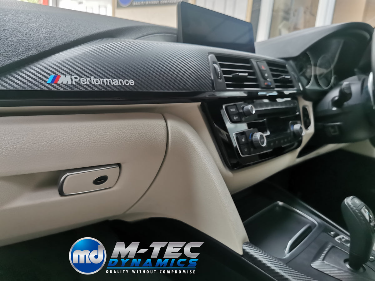 WRAPPING SERVICE - BMW F33 CONVERTIBLE INTERIOR TRIM SET - 3D CARBON