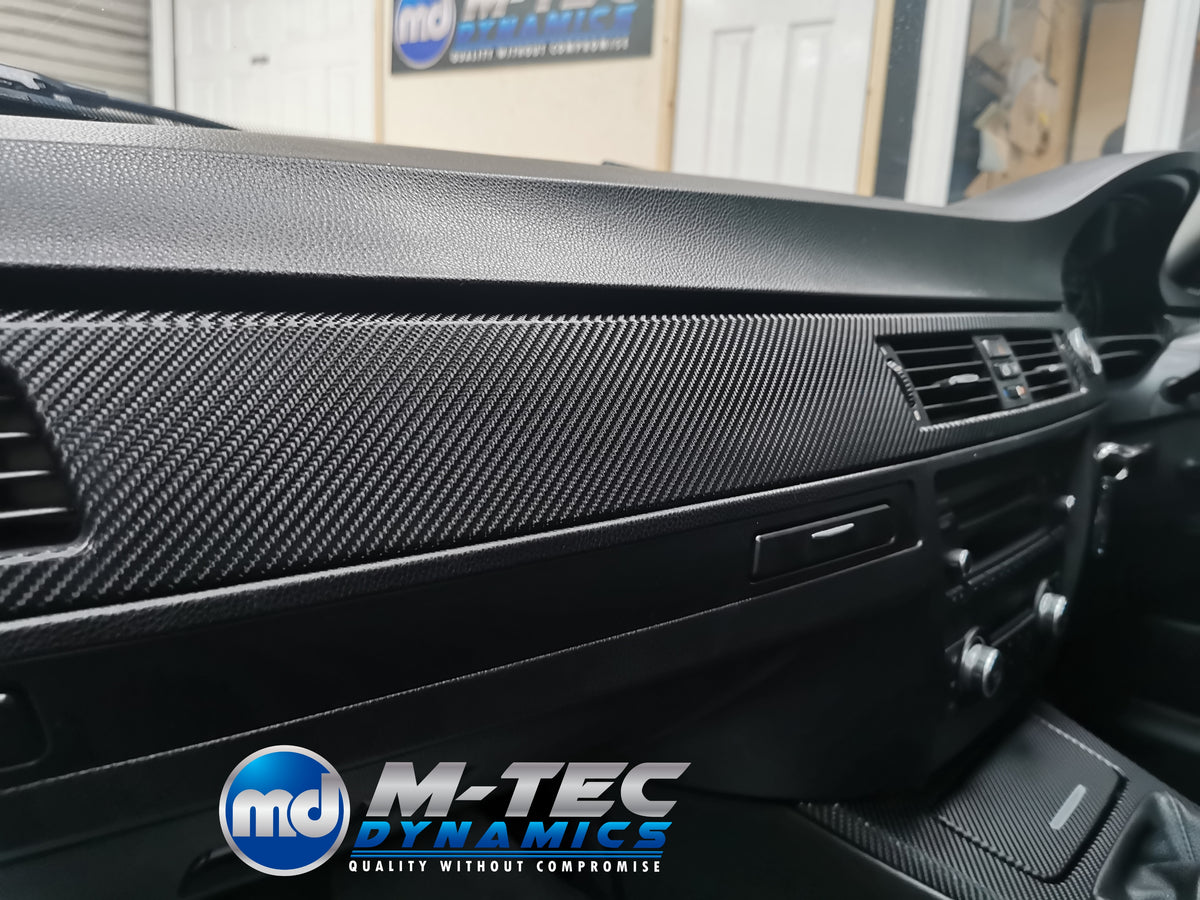 WRAPPING SERVICE - BMW E90 E91 E92 E93 INTERIOR TRIM SET - 4D CARBON