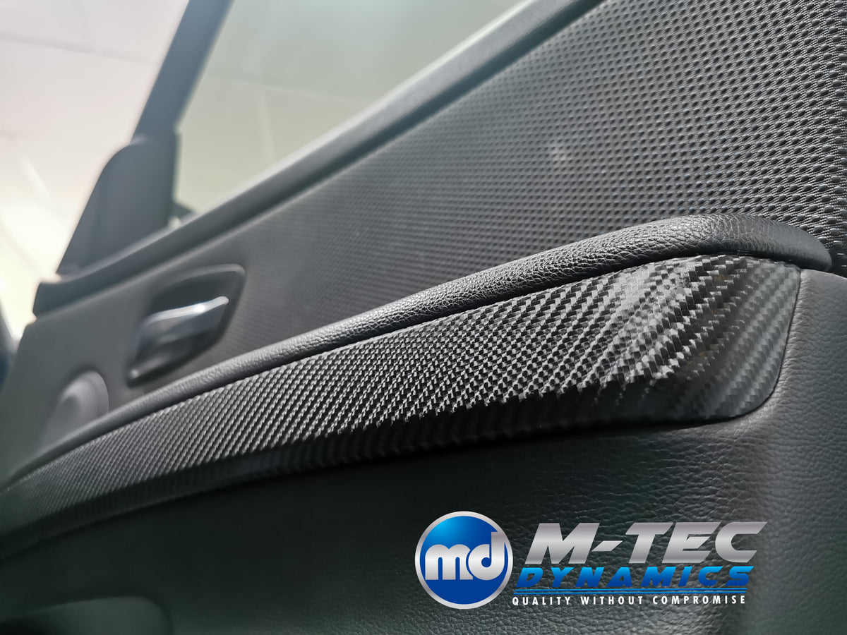 WRAPPING SERVICE - BMW E90 E91 E92 E93 INTERIOR TRIM SET - 4D CARBON