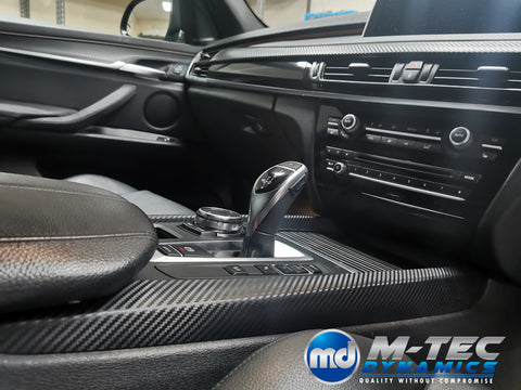 BMW X5 F15 INTERIOR TRIM SET WRAPPING SERVICE - 3D CARBON