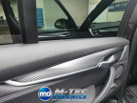 BMW X5 F15 INTERIOR TRIM SET WRAPPING SERVICE - 3D CARBON