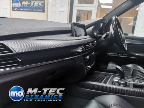 BMW X5 F15 INTERIOR TRIM SET WRAPPING SERVICE - 3D CARBON