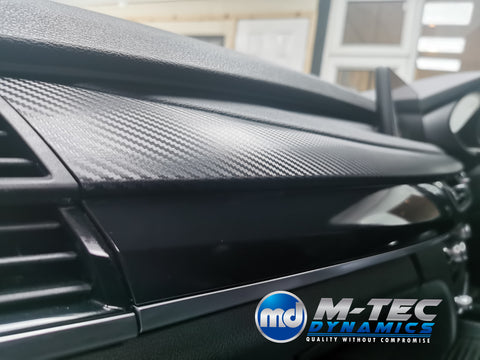 BMW X5 F15 INTERIOR TRIM SET WRAPPING SERVICE - 3D CARBON