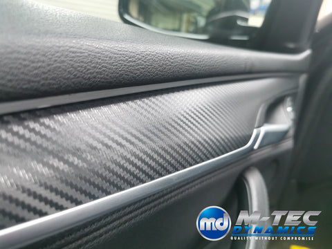 BMW X5 F15 INTERIOR TRIM SET WRAPPING SERVICE - 3D CARBON