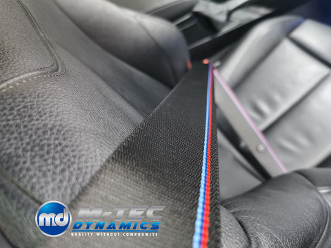 BMW 1-SERIES E8X COMPETITION STYLE SEAT BELTS - FITTING BASED ON EXCHANGE SERVICE