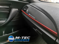 BMW F20 INTERIOR TRIM SET - 3D CARBON / RED ACCENT