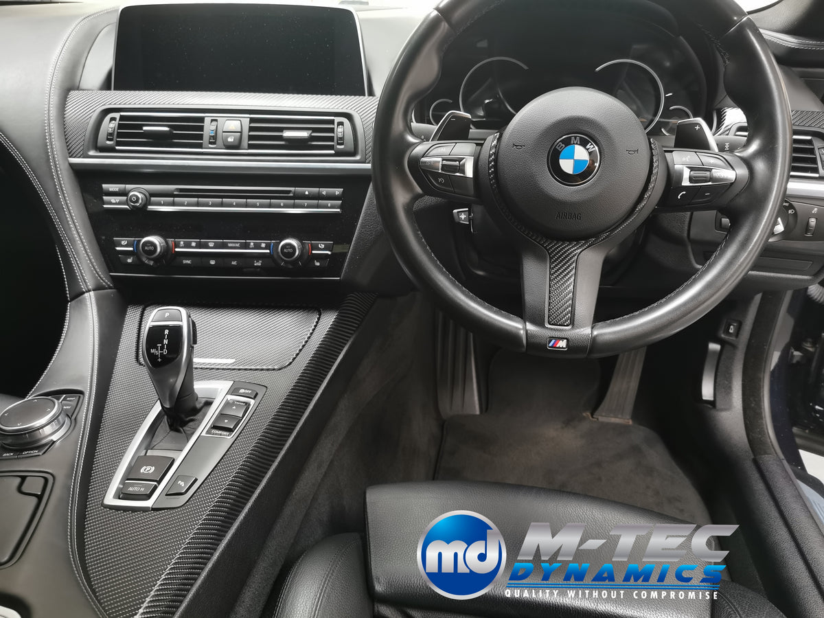 WRAPPING SERVICE - BMW 6-SERIES F12 F13 INTERIOR TRIM SET - 4D CARBON