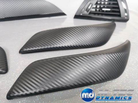 BMW F20 INTERIOR TRIM SET - 3D CARBON / GLOSS BLACK ACCENT