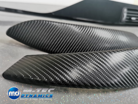 BMW F32 COUPE CUSTOM INTERIOR TRIM SET - 4D CARBON / ALCANTARA STYLE  / BLACK ACCENT