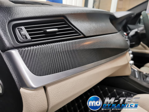 WRAPPING SERVICE - BMW F10 F11 MANUAL INTERIOR TRIM SET - 4D CARBON