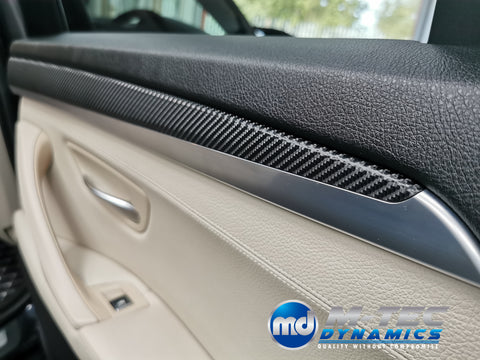 WRAPPING SERVICE - BMW F10 F11 MANUAL INTERIOR TRIM SET - 4D CARBON