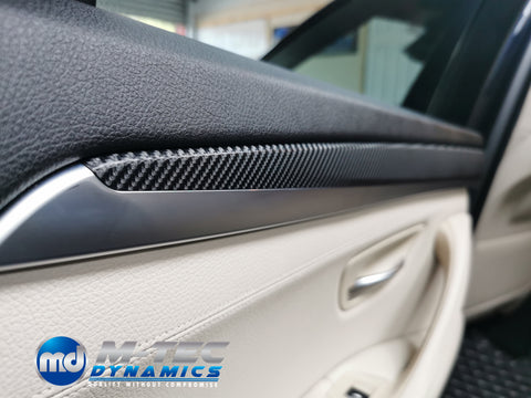 WRAPPING SERVICE - BMW F10 F11 MANUAL INTERIOR TRIM SET - 4D CARBON