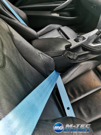 BMW 1-SERIES E81 / E82 / E87 LIGHT BLUE FRONT SEAT BELT SET