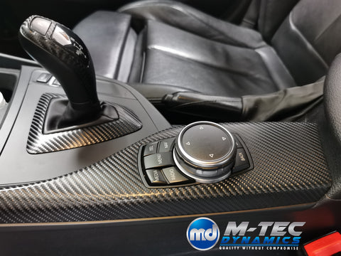 WRAPPING SERVICE - BMW F2X TRIM SET 4D CARBON / YELLOW / CUSTOM ACCENT