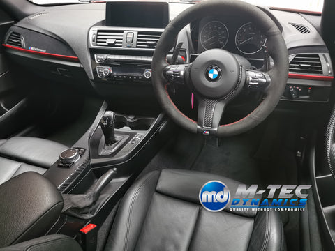 BMW F21 F22 F23 2012 2019 ABS Trim Alcantara Wrap For Interior Red