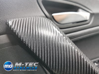 WRAPPING SERVICE - BMW F20 F21 F22 F23 CUSTOM INTERIOR TRIM SET - 4D CARBON / ALCANTARA / RED ACCENT