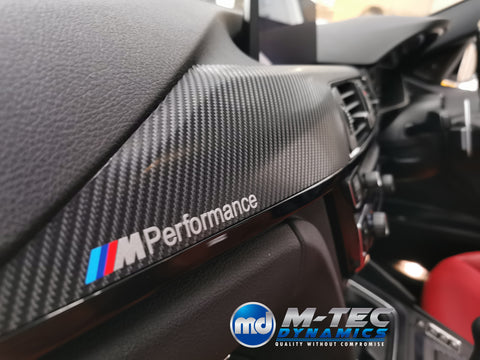 WRAPPING SERVICE - BMW F80 M3 / F82 F83 M4 INTERIOR TRIM SET - 4D CARBON