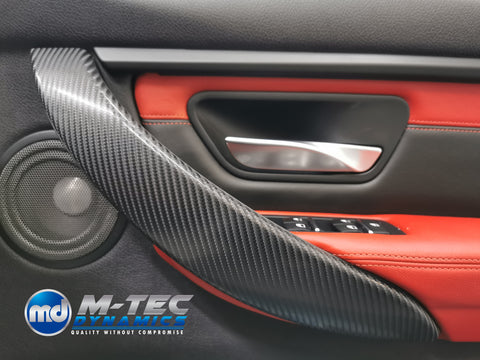 WRAPPING SERVICE - BMW F80 M3 / F82 F83 M4 INTERIOR TRIM SET - 4D CARBON