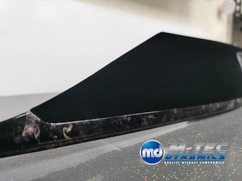 WRAPPING SERVICE - BMW F3X F8X CUSTOM INTERIOR TRIM SET - ALCANTARA / BLACK / FORGED CARBON