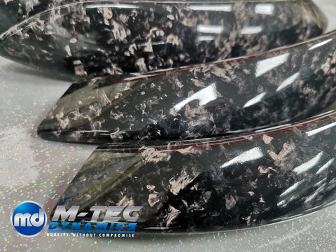 WRAPPING SERVICE - BMW F3X F8X CUSTOM INTERIOR TRIM SET - FORGED CARBON