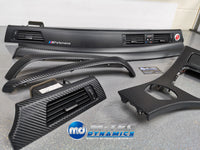BMW E90 E91  INTERIOR TRIM SET - BLACK 3D CARBON - CCC I-DRIVE