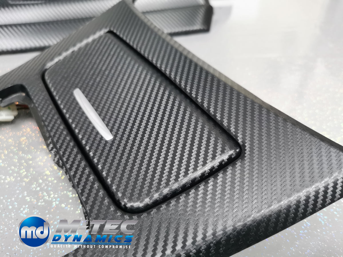 BMW E90 E91  INTERIOR TRIM SET - BLACK 3D CARBON - CCC I-DRIVE