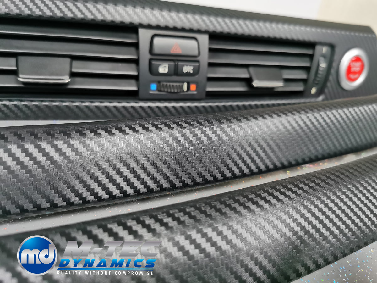 BMW E90 E91  INTERIOR TRIM SET - BLACK 3D CARBON - CCC I-DRIVE