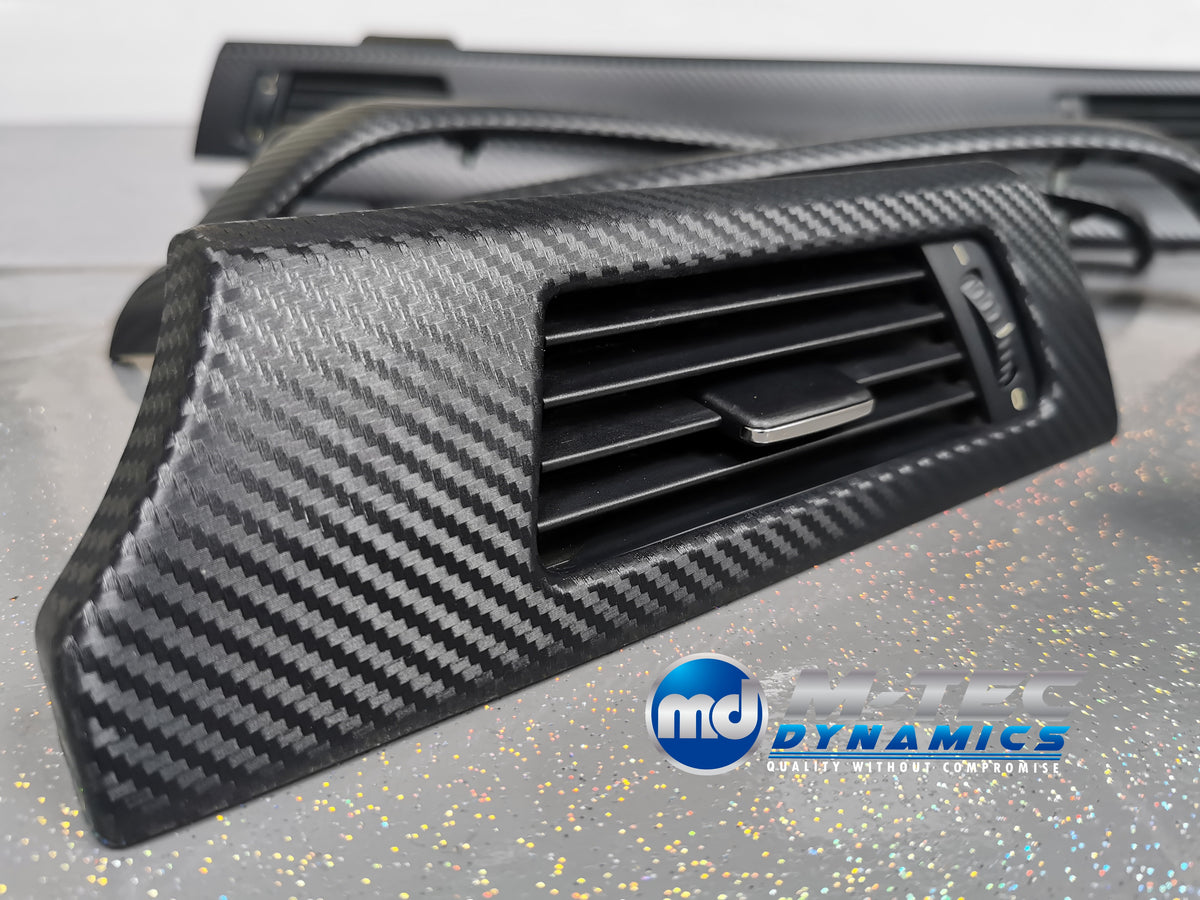 BMW E90 E91  INTERIOR TRIM SET - BLACK 3D CARBON - CCC I-DRIVE