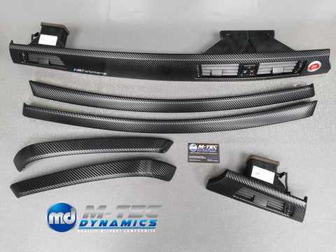 BMW E90 M3 SALOON 3D BLACK CARBON INTERIOR TRIM SET