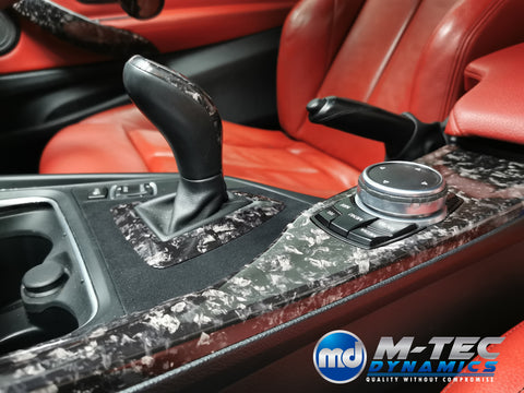 WRAPPING SERVICE - BMW F3X INTERIOR TRIM SET 3M FORGED CARBON / ALCANTARA (CUSTOM) F30 F31 F32 F33 F36