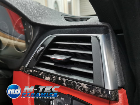 WRAPPING SERVICE - BMW F3X INTERIOR TRIM SET 3M FORGED CARBON / ALCANTARA (CUSTOM) F30 F31 F32 F33 F36