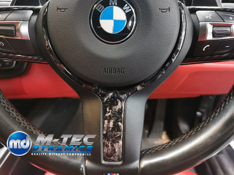 WRAPPING SERVICE - BMW F3X INTERIOR TRIM SET 3M FORGED CARBON / ALCANTARA (CUSTOM) F30 F31 F32 F33 F36